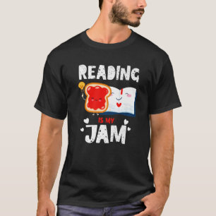 Funny Reading ist mein Jam T Teacher Book Nerd T-Shirt