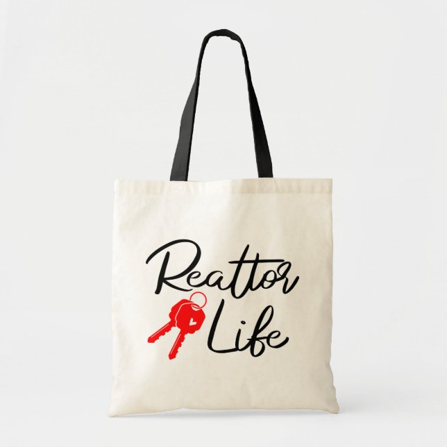 Funny Real Anwesen Agent Geschenk Zuhause Broker R Tragetasche (Vorne)