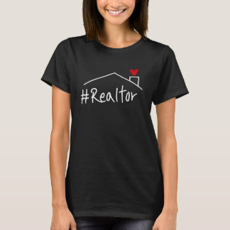Funny Real Anwesen Agent Hastag Realtor T - Shirt