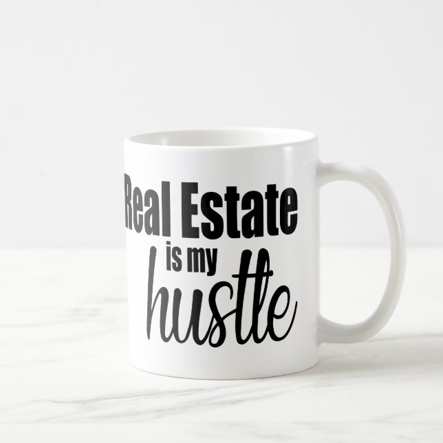 Funny Real Anwesen Agent House Broker Realtor Gesc Kaffeetasse (Rechts)