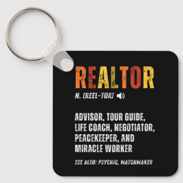 Funny Real Anwesen Broker Realtor Schlüsselanhänger