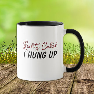 Funny Reality genannt Monogram Tasse