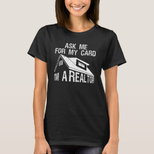 Funny Realtal Art Men Falknerei Anwesen Agent T-Shirt