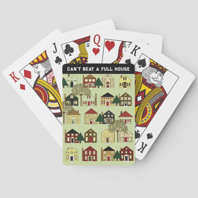 Funny Realtor Gift Spielkarten (Rückseite)