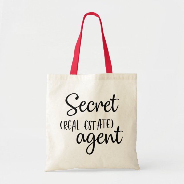 Funny Realtor Real Anwesen Agent Broker Geschenkha Tragetasche (Vorne)