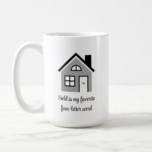Funny Realtor / Real Anwesen Agent Kaffeetasse (Links)