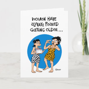 Funny Reassurance Birthday Card für eine Frau Karte