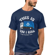 Funny Recycelnd LKW-Fahrer