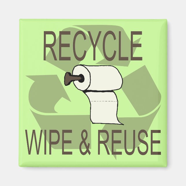 Funny Recycle Magnet (Vorne)