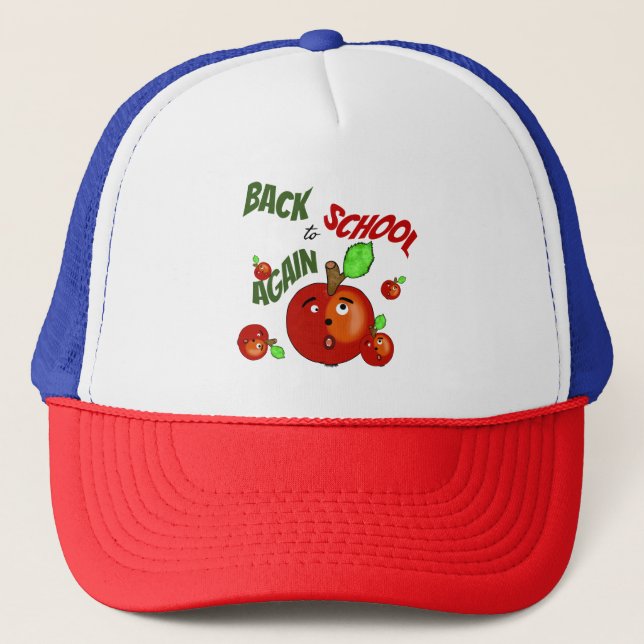 Funny Red Äpfel Truckerkappe (Vorderseite)