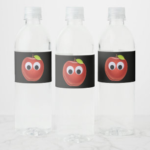 Funny Red Apple mit Googly Eyes