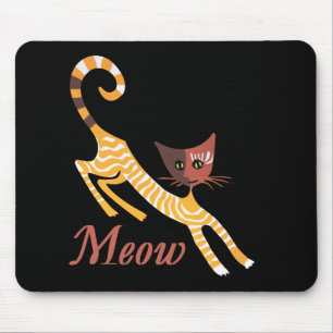 Funny Red Cat Mousepad