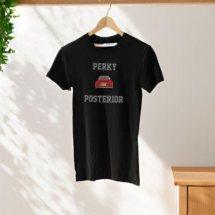 Funny Red Figaro Car Perky Posterior T - Shirt