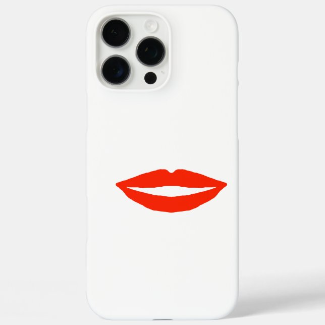 Funny Red Lips iPhone / iPad Gehäuse iPhone 16 Pro Max Hülle (Rückseite)