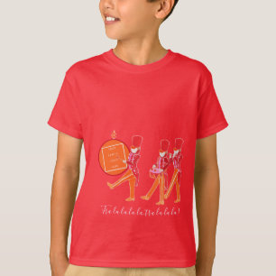 Funny Red Orange Nutcracker Marching Band Boys' T T-Shirt