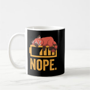 Funny Red Panda Lazy Kaffeetasse