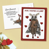 Funny Red Romantic Moto a Flame Anniversary