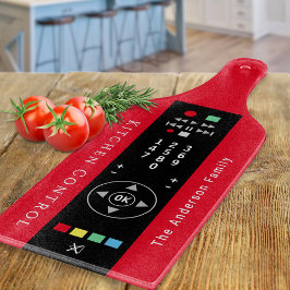 Funny Red und Black TV Remote Kitchen Kontrolle Schneidebrett