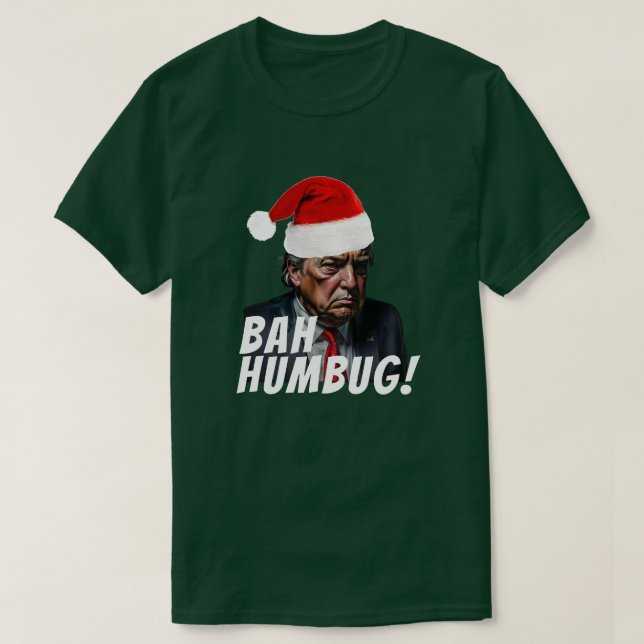 Funny Red Weihnachtsmannmütze Trump Uggli Weihnach T-Shirt (Design vorne)
