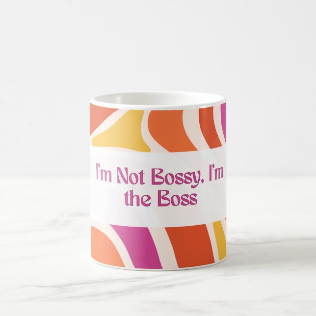 Funny & Relais"Ich bin nicht Bossy, ich bin der Bo Verwandlungstasse (Mittel)