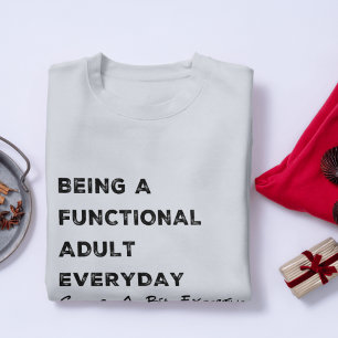 Funny & Relating Women's Erschöpfung bei Erwachs Sweatshirt