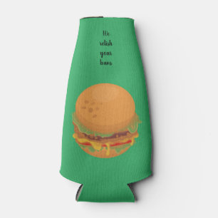 Funny Relaxen Sie Ihre Bruns Burger Flaschenkühler