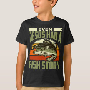 Funny Religious Fisherman Joke Christlicher Spaß T-Shirt