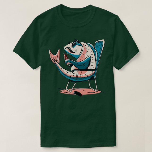 Funny relxs Shark T-Shirt (Design vorne)