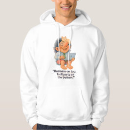 Funny Remote Work Troll - Business on Top Quote