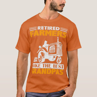 Funny Remüde Bauer Tractor Grandpas T-Shirt