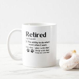 Funny Remüde Definition Hund Mutter Papa Paw Lieb Kaffeetasse
