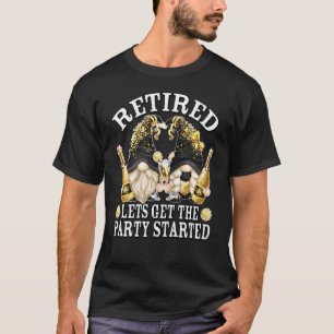 Funny Remüde Garden Gnome Großeltern trinken C T-Shirt