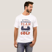 Funny Remüde Golf Player Rentirement Plan Golfspie