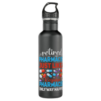 Funny Remüde Pharmaceutical Retirement Premium Edelstahlflasche