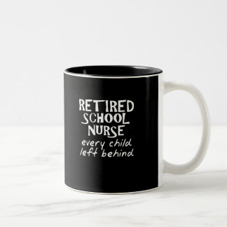 Funny Remüde School Nurse Zweifarbige Tasse