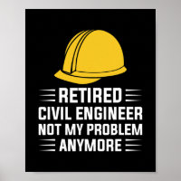 Funny Remüde Zivil Engineer Ziviler Ingenieur