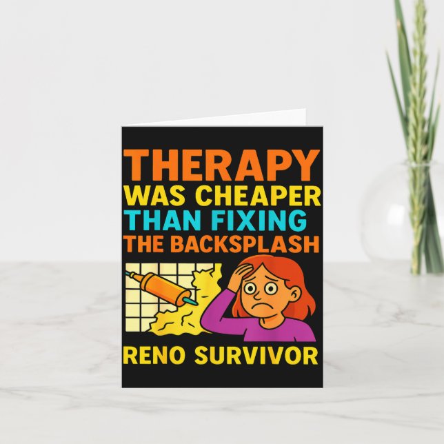 Funny Renovation Remodeling Diy Construction New H Karte (Vorderseite)