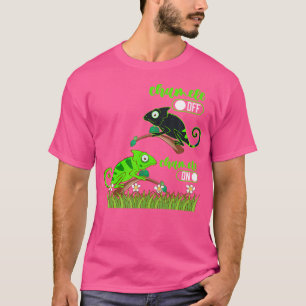 Funny Reptile Chameleon Chameleoff T-Shirt