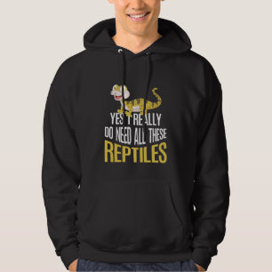 Funny Reptile Liebhaber Kinder Süße Tier Fan Hoodie
