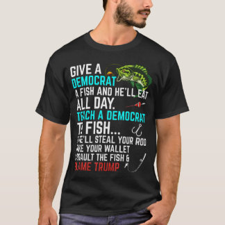 Funny republikanisches Sprichwort lehrt ein demokr T-Shirt