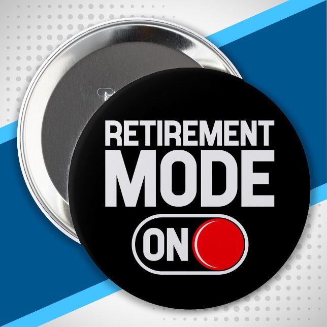 Funny Retirement Button (Von Creator hochgeladen)
