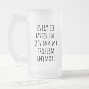 Funny Retirement Coffee Tasse - "Jeder Sip schmeck