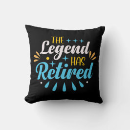 Funny Retirement Design Kissen