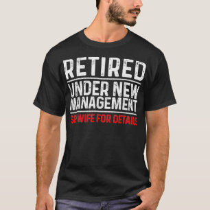 Funny Retirement Design Männlicher Vater Männer Re T-Shirt