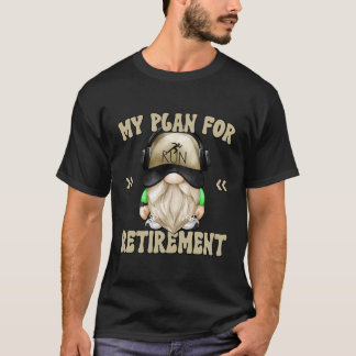 Funny Retirement Gnome Vater für Runners Ruhestätt T-Shirt