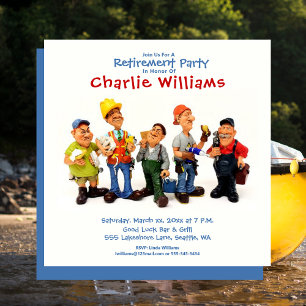 Funny Retirement Party Celebration Co-Worker Einladung