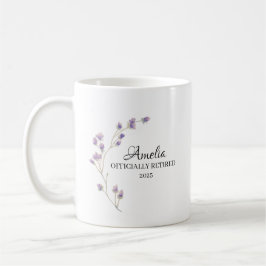Funny Retirement Personalized Name Gift Kaffeetasse