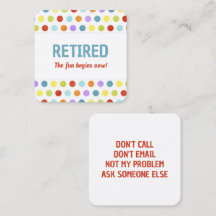 Funny Retirement