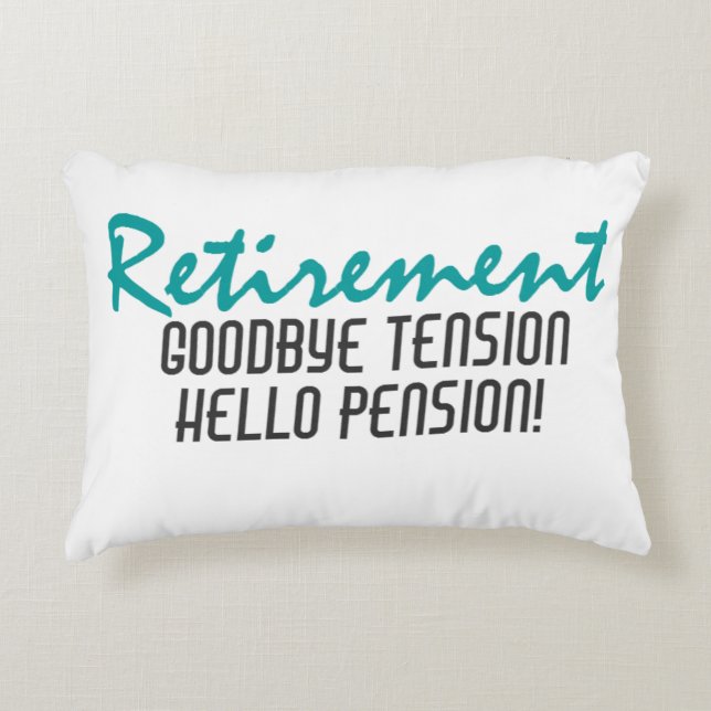 Funny Retirement Quote Zierkissen (Vorderseite)