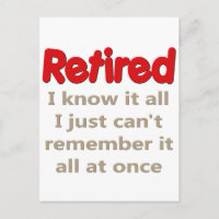 Funny Retirement Sprichwort
